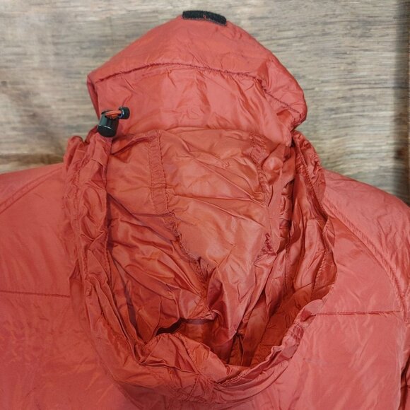 Trader Bay Women's Red Hooded Puffer Jacket Size Large - Picture 2 of 5